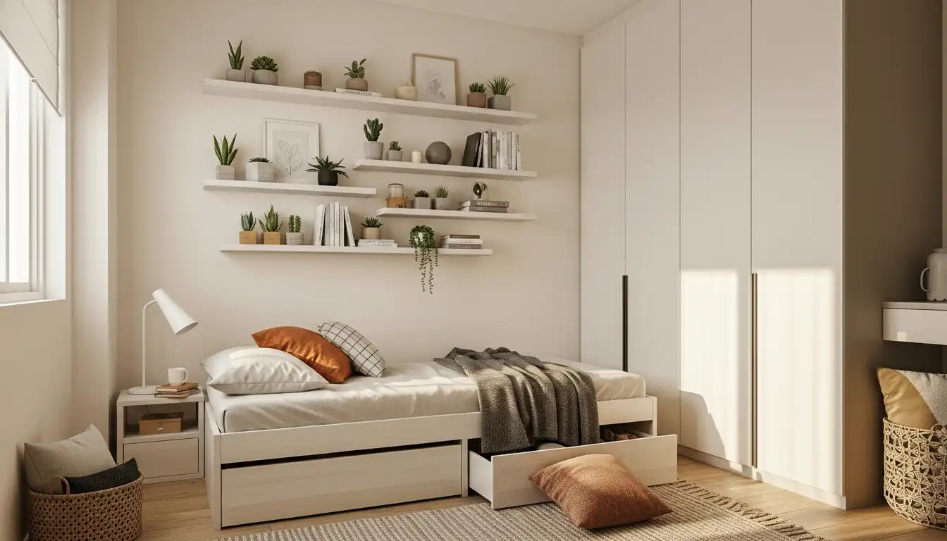 Banner Bedroom Storage Ideas