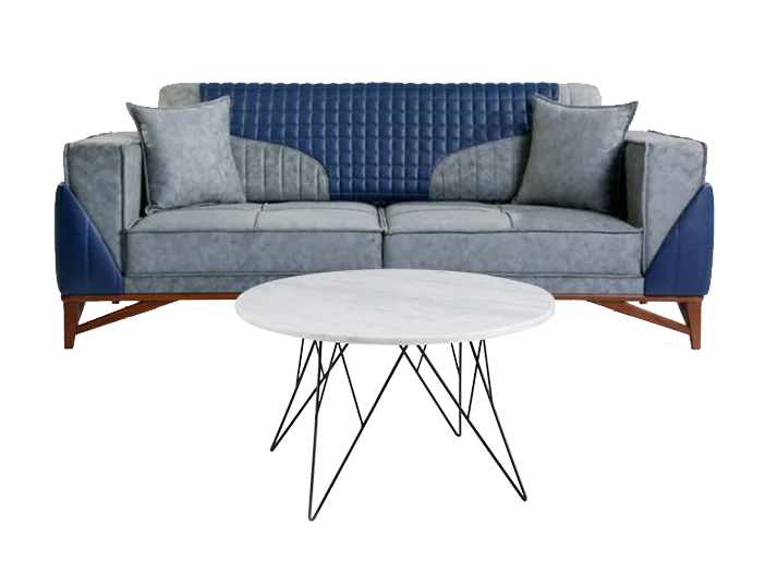 Living Room Furniture - Sofa With Tea Table