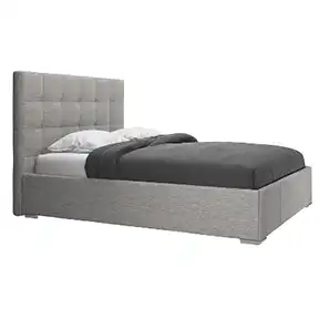 Upholstered Light Grey Bed - With Storage | Highest Quality @ Affordable Price