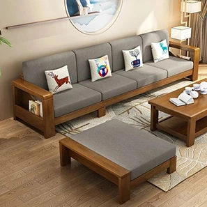 MIRAZ Solid Wood Sofa Set - Woods Royal